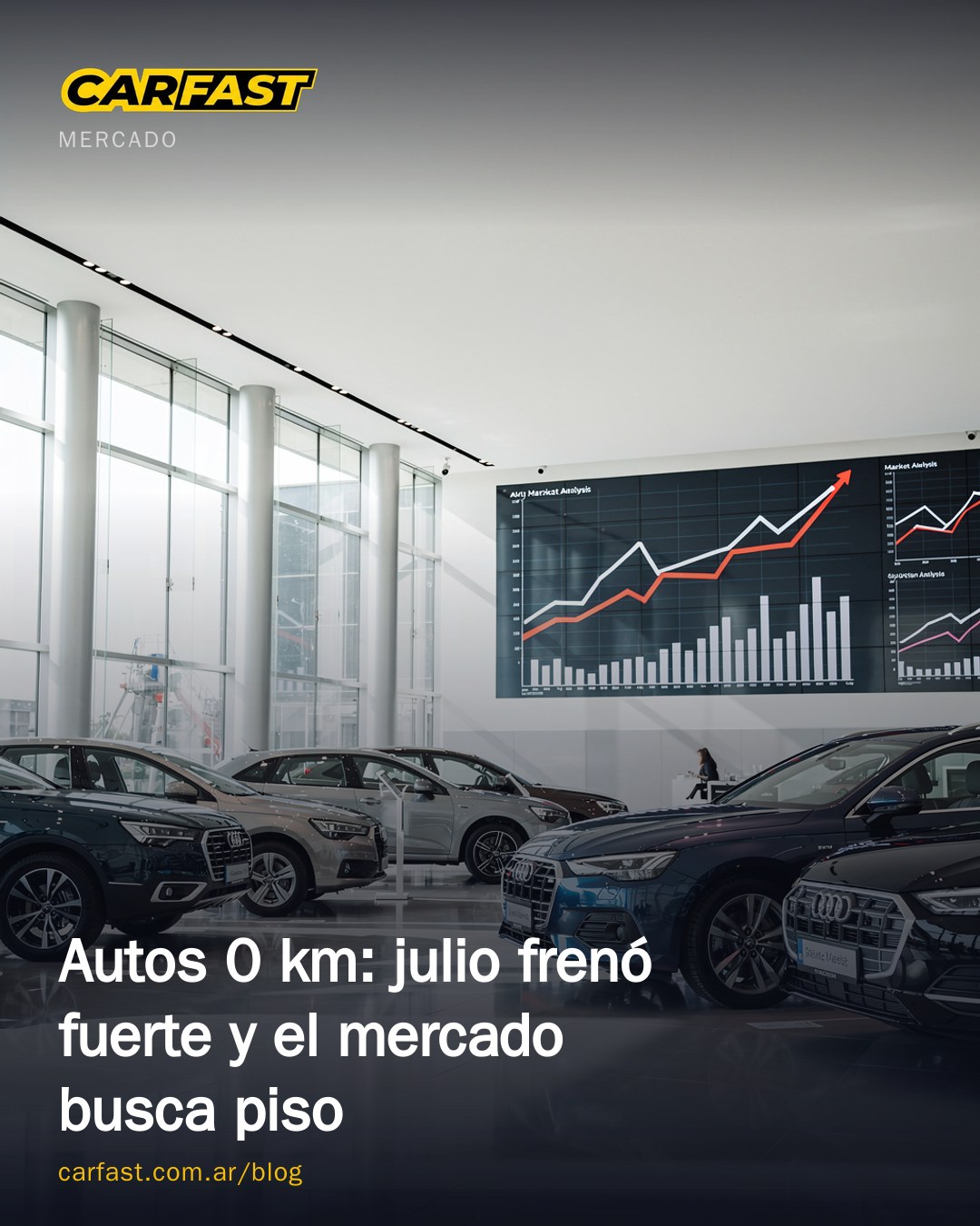 Autos 0 km: julio frenó fuerte y el mercado busca piso