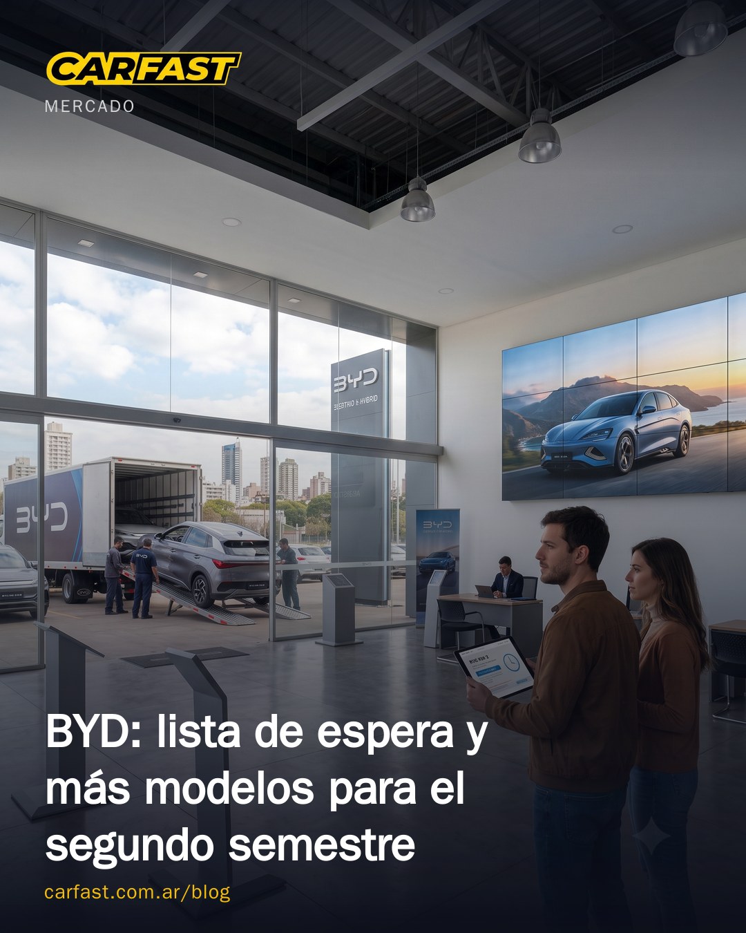 BYD: lista de espera y más modelos para el segundo semestre