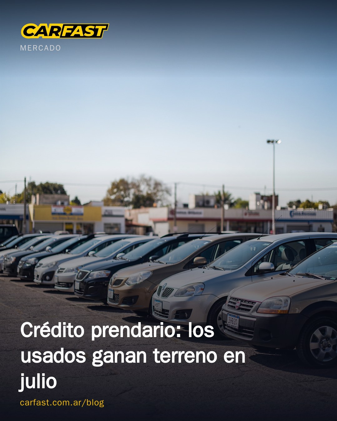 Crédito prendario: los usados ganan terreno en julio