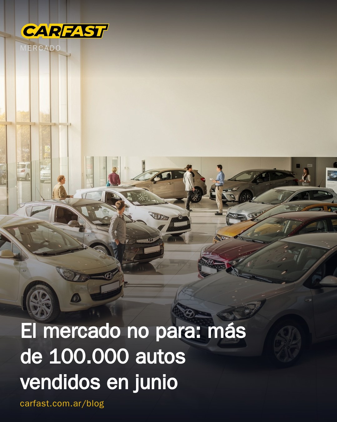 El mercado no para: más de 100.000 autos vendidos en junio