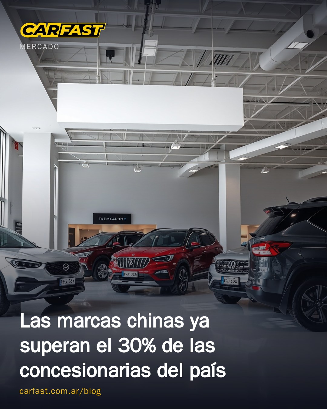 Las marcas chinas ya superan el 30% de las concesionarias del país