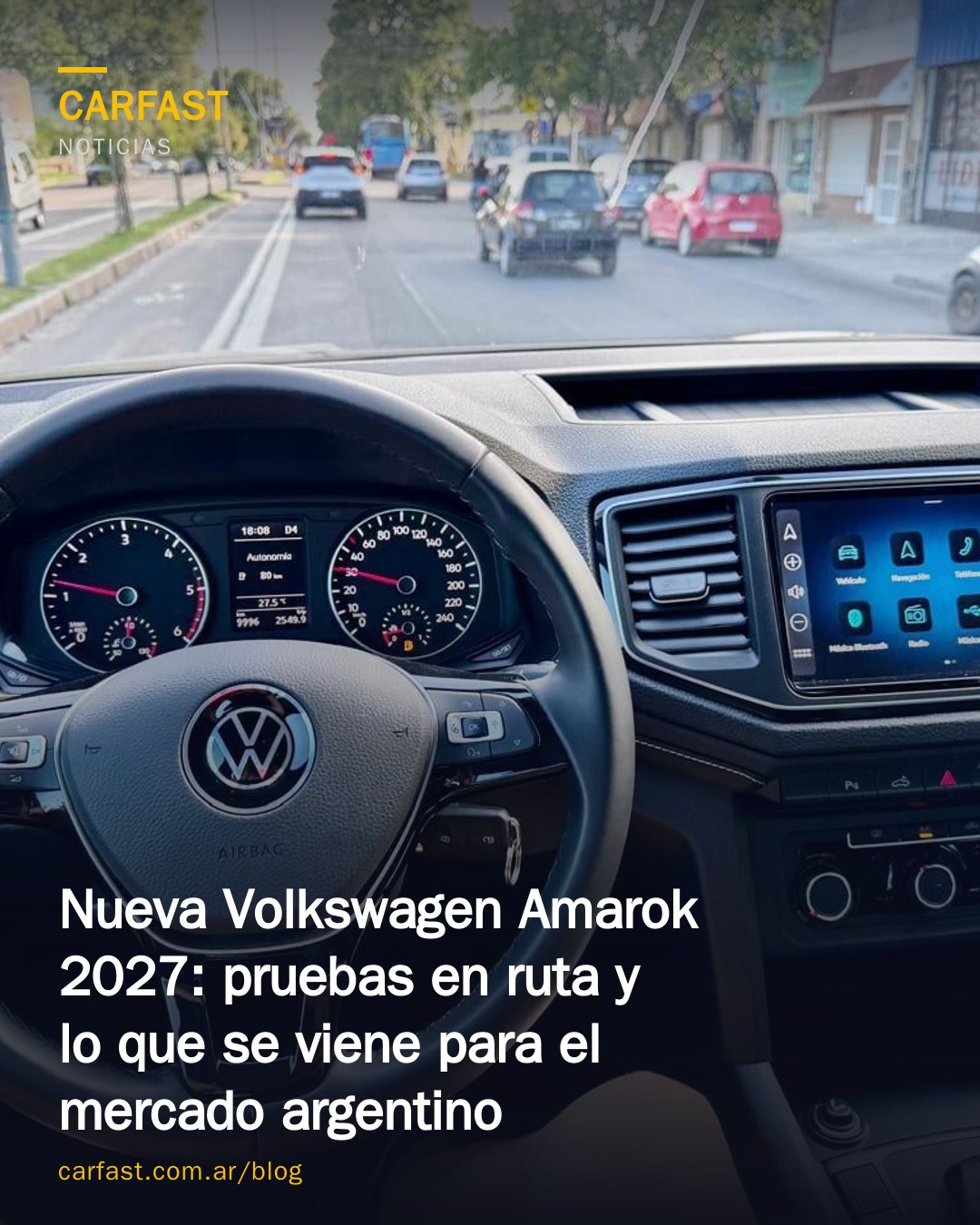 Nueva Volkswagen Amarok 2027: pruebas en ruta y lo que se viene para el mercado argentino