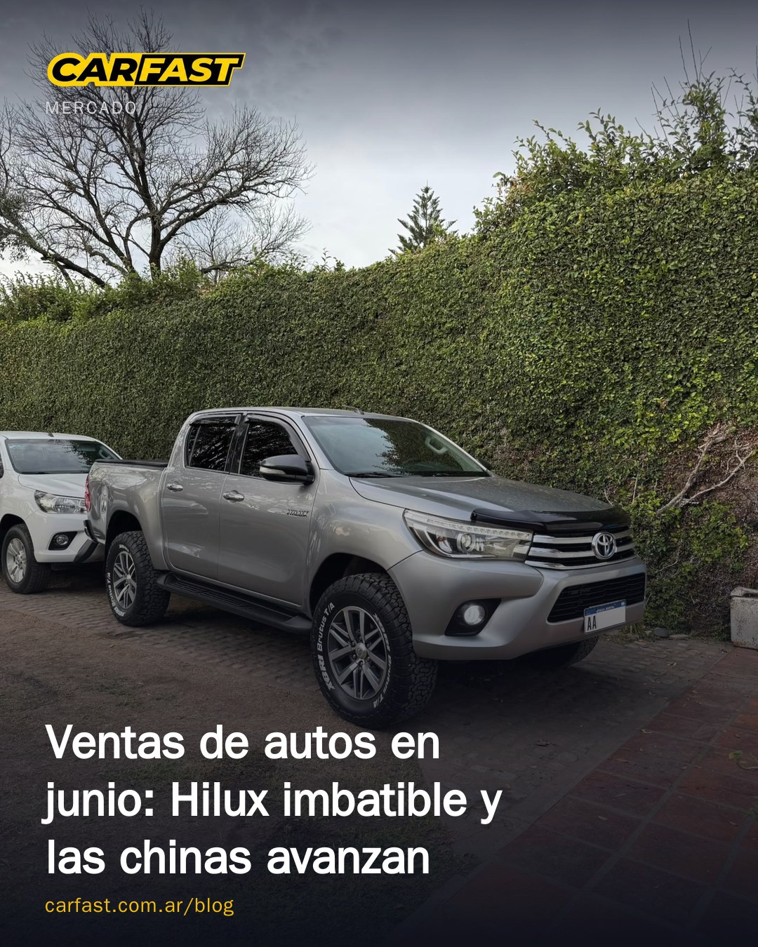 Ventas de autos en junio: Hilux imbatible y las chinas avanzan